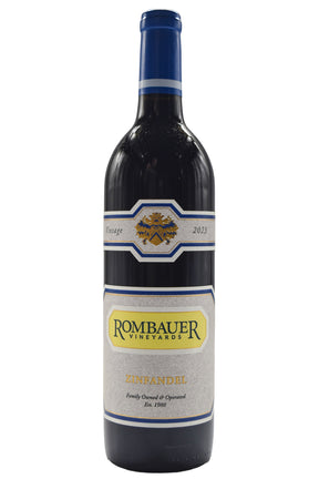 Bottle of Rombauer Zinfandel 2023-Red Wine-Flatiron SF