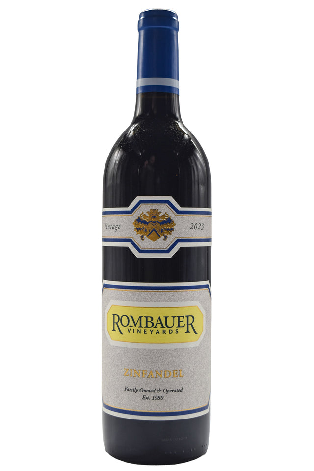 Bottle of Rombauer Zinfandel 2023-Red Wine-Flatiron SF