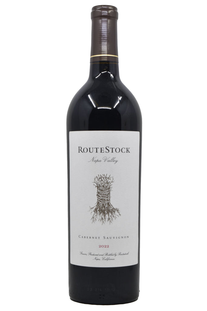 Bottle of RouteStock Napa Valley Cabernet Sauvignon 2022-Red Wine-Flatiron SF