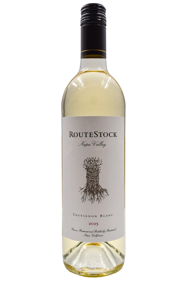 Bottle of RouteStock Napa Valley Sauvignon Blanc 2023-White Wine-Flatiron SF