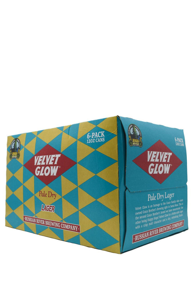 Bottle of Russian River Brewing Co. Velvet Glow Helles Lager CAN 6pk (12oz)-Beer-Flatiron SF