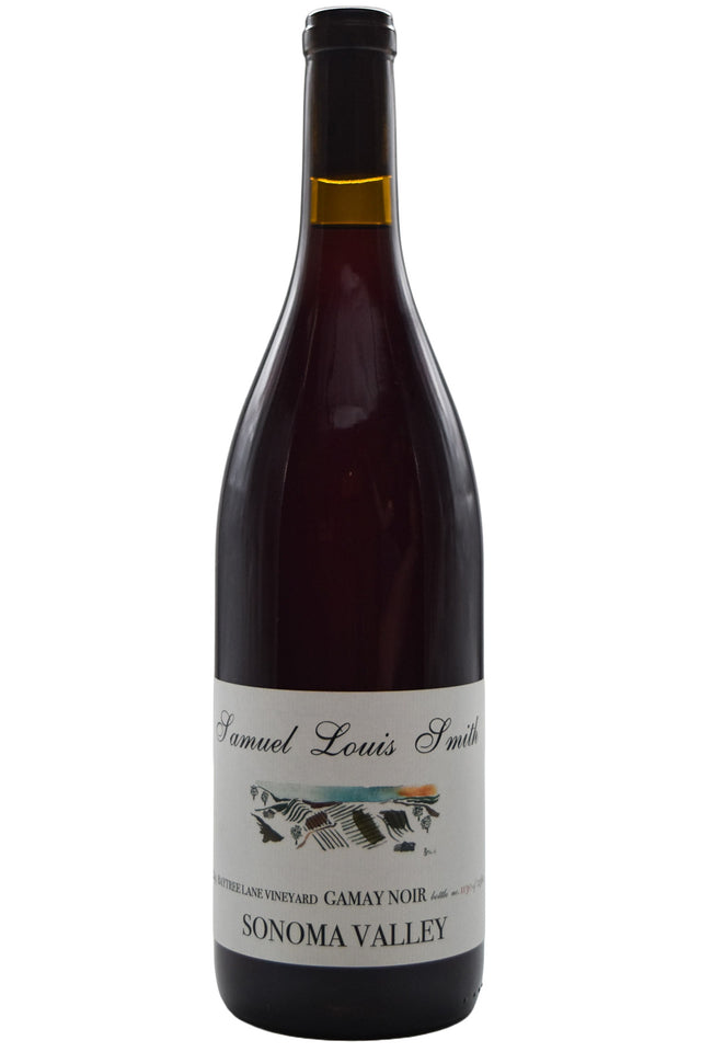 Bottle of Samuel Louis Smith Sonoma Valley Gamay Baytree Lane Vineyard 2024-Red Wine-Flatiron SF