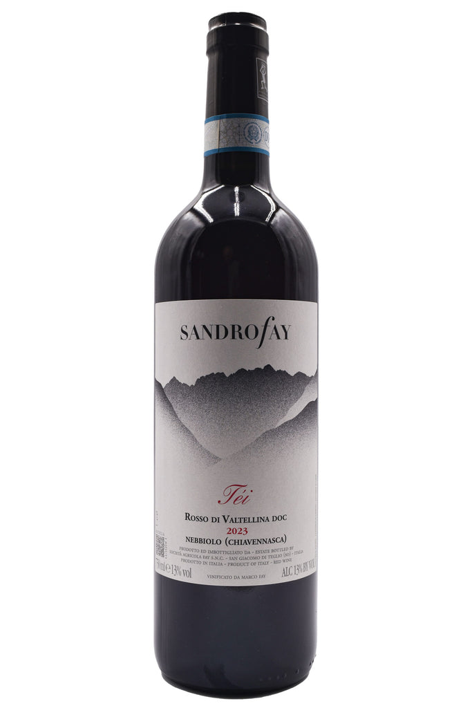 Bottle of Sandro Fay Rosso di Valtellina Tei 2023-Red Wine-Flatiron SF