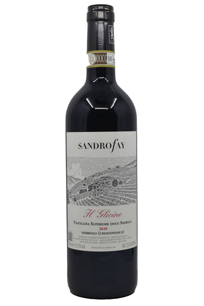 Bottle of Sandro Fay Valtellina Superiore Il Glicine 2020-Red Wine-Flatiron SF