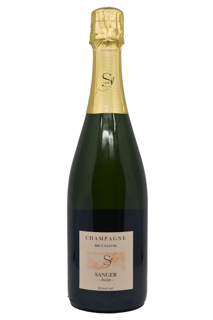 Bottle of Sanger Champagne Avize Brut Nature Voyage 360 NV-Sparkling Wine-Flatiron SF