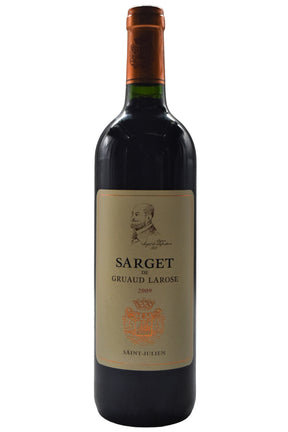 Bottle of Sarget de Gruaud Larose Saint-Julien 2009-Red Wine-Flatiron SF
