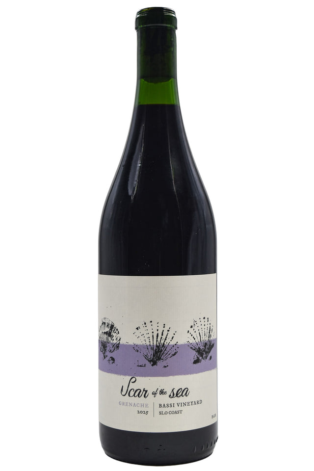 Bottle of Scar of the Sea SLO Coast Estate Grenache Bassi Ranch 2025-Red Wine-Flatiron SF