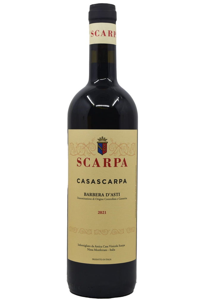 Bottle of Scarpa Barbera d'Asti Casa Scarpa 2021-Red Wine-Flatiron SF