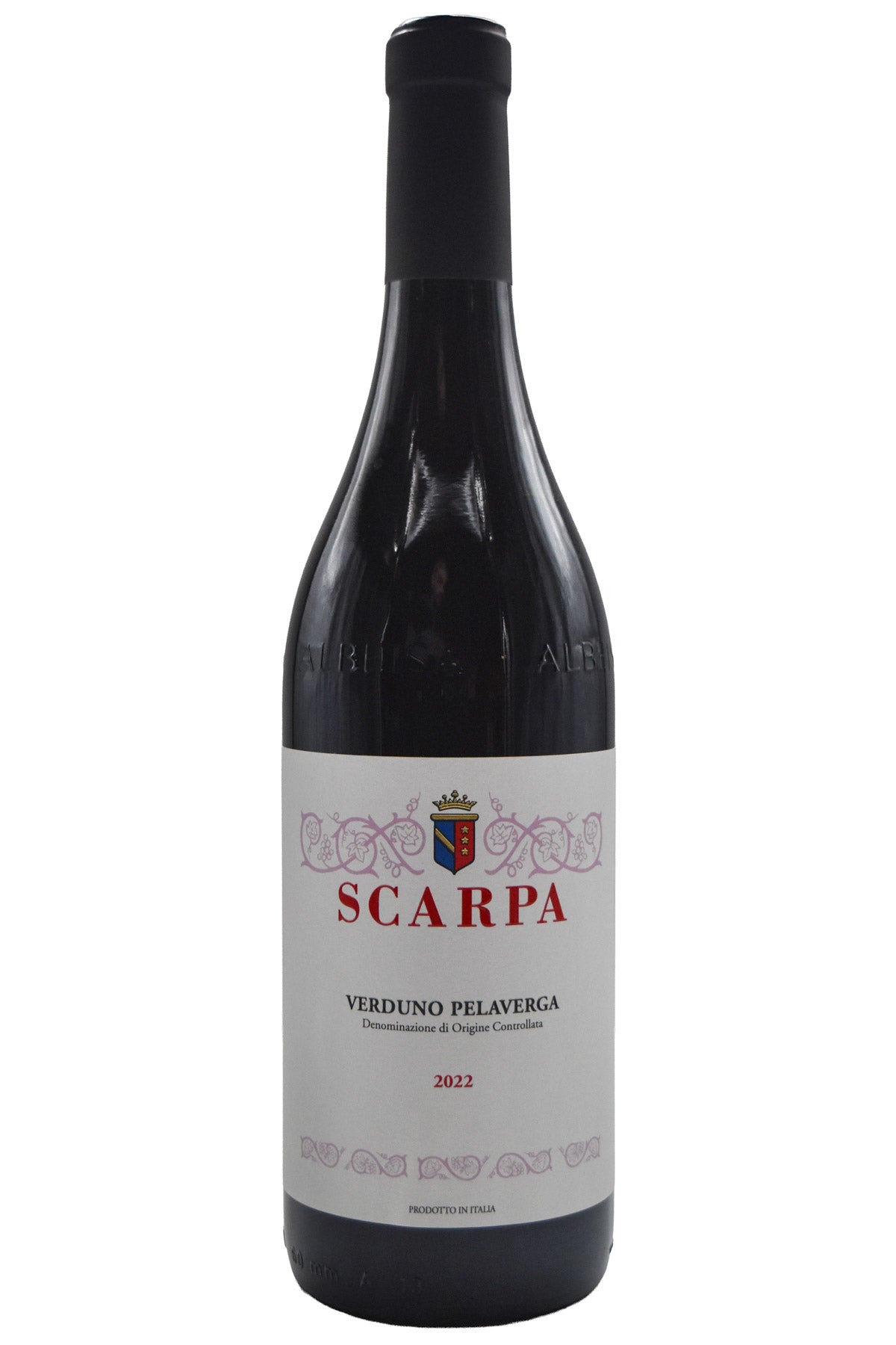 Bottle of Scarpa Verduno Pelaverga 2022-Red Wine-Flatiron SF