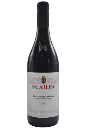Bottle of Scarpa Verduno Pelaverga 2022-Red Wine-Flatiron SF