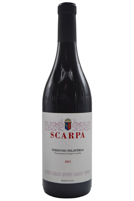 Bottle of Scarpa Verduno Pelaverga 2022-Red Wine-Flatiron SF