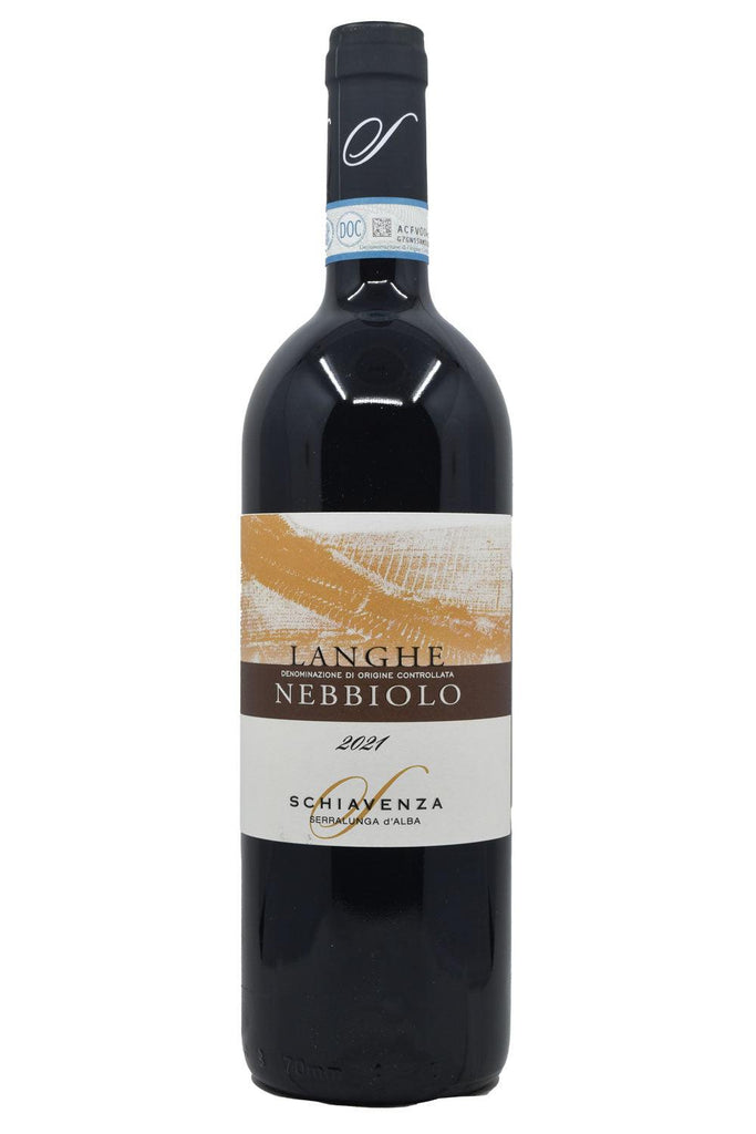 Bottle of Schiavenza Langhe Nebbiolo 2021-Red Wine-Flatiron SF