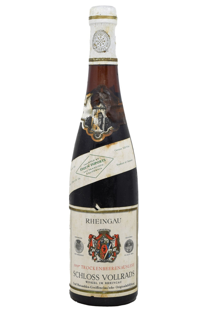 Bottle of Schloss Vollrads Rheingau Riesling Trockenbeerenauslese 1959-Dessert Wine-Flatiron SF