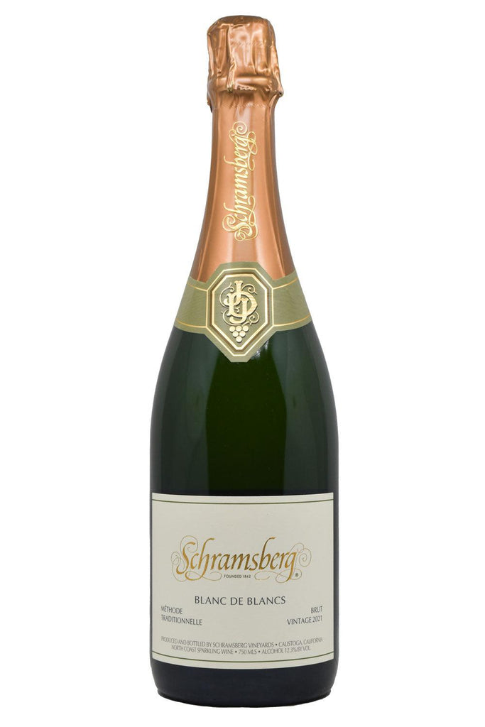 Bottle of Schramsberg Blanc de Blancs 2021-Sparkling Wine-Flatiron SF