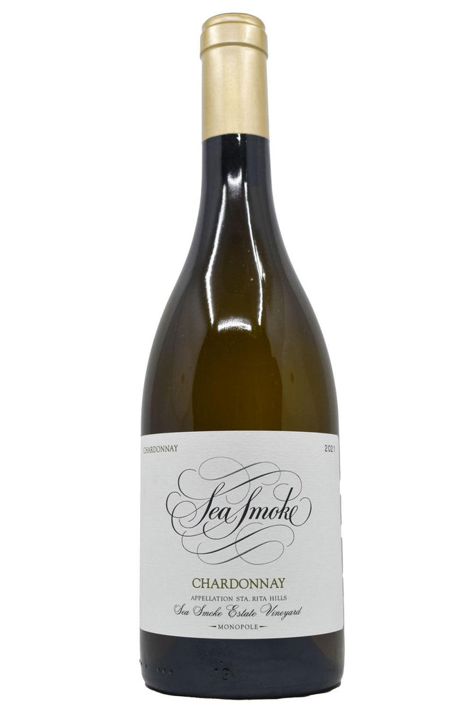 Bottle of Sea Smoke Estate Vineyard Sta. Rita Hills Chardonnay 2021-White Wine-Flatiron SF