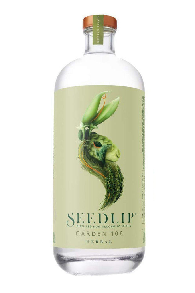 Bottle of Seedlip Distilled Non-Alcoholic Spirit Garden (700ml)-Spirits-Flatiron SF