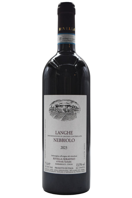 Bottle of Serafino Rivella Langhe Nebbiolo 2023-Red Wine-Flatiron SF