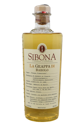 Bottle of Sibona Antica Distilleria La Grappa di Barolo (1L)-Spirits-Flatiron SF