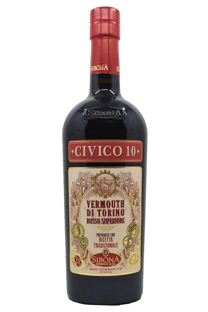 Bottle of Sibona Antica Distilleria Vermouth Di Torino Rosso Civico 10-Fortified Wine-Flatiron SF