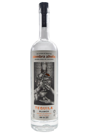 Bottle of Siembra Tequila Alteno Blanco-Spirits-Flatiron SF