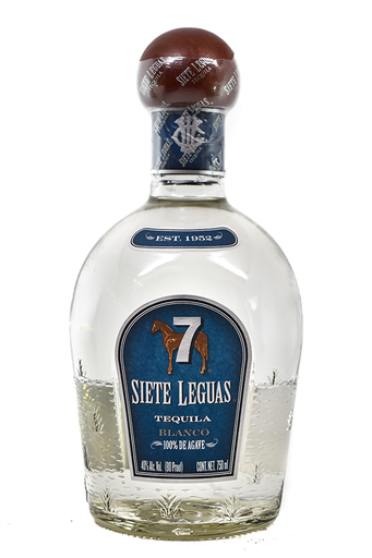 Bottle of Siete 7 Leguas Tequila Blanco-Spirits-Flatiron SF