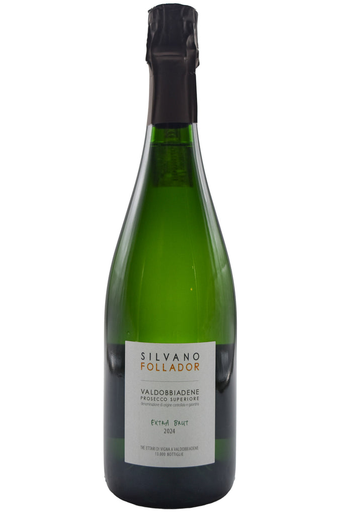 Bottle of Silvano Follador Valdobbiadene Prosecco Superiore Brut Nature 2024-Sparkling Wine-Flatiron SF