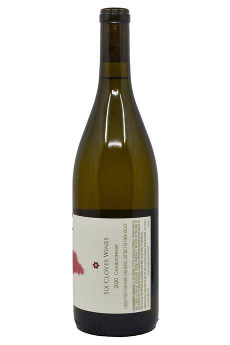 Bottle of Six Cloves Wines Oak Knoll Chardonnay Linda Vista Vineyard 2020-White Wine-Flatiron SF
