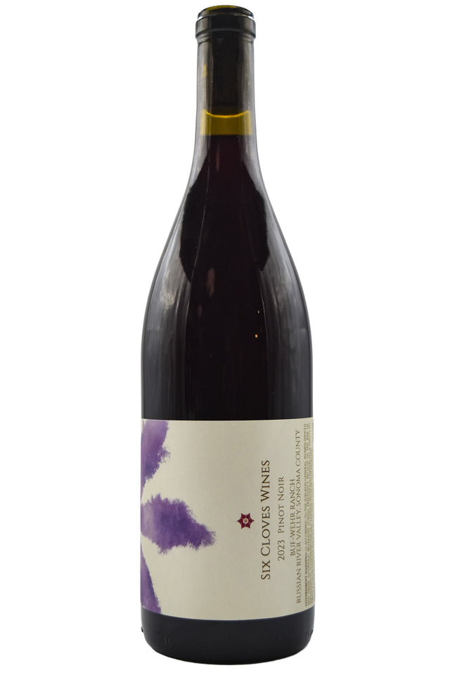 Bottle of Six Cloves Wines Russian River Valley Pinot Noir Buf-Wehr Ranch 2023-Red Wine-Flatiron SF