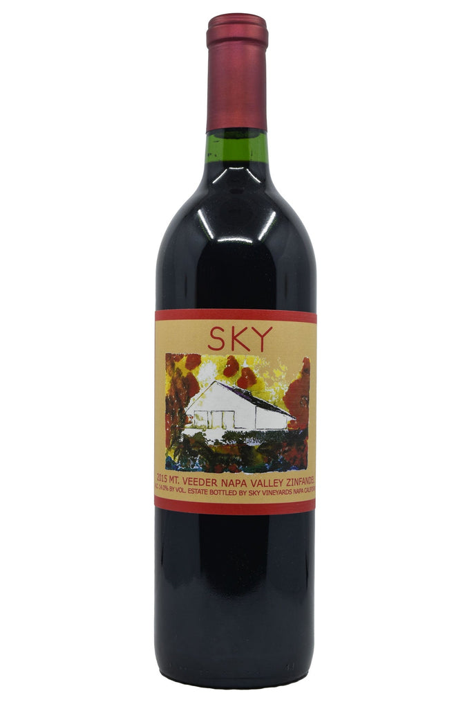 Bottle of Sky Vineyards Mt. Veeder Zinfandel Estate 2015-Red Wine-Flatiron SF