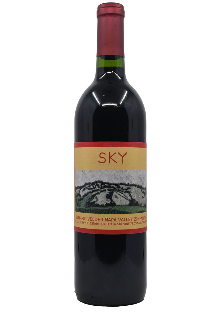 Bottle of Sky Vineyards Mt. Veeder Zinfandel Estate 2016-Red Wine-Flatiron SF