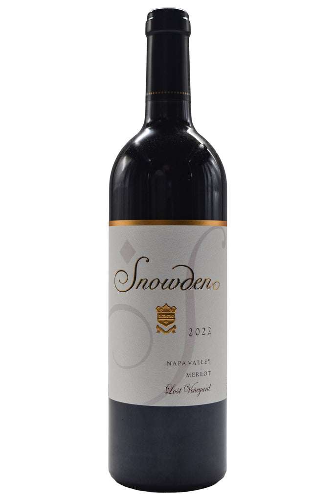 Bottle of Snowden Vineyards Napa Valley Merlot 2022-Red Wine-Flatiron SF