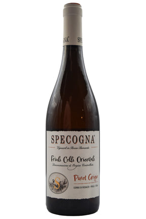 Bottle of Specogna Friuli Colli Orientali Pinot Grigio Ramato 2024-Orange Wine-Flatiron SF