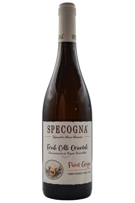 Bottle of Specogna Friuli Colli Orientali Pinot Grigio Ramato 2024-Orange Wine-Flatiron SF
