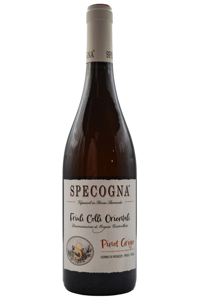 Bottle of Specogna Friuli Colli Orientali Pinot Grigio Ramato 2024-Orange Wine-Flatiron SF
