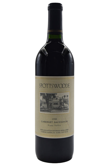 Bottle of Spottswoode Napa Valley Cabernet Sauvignon 1990-Red Wine-Flatiron SF