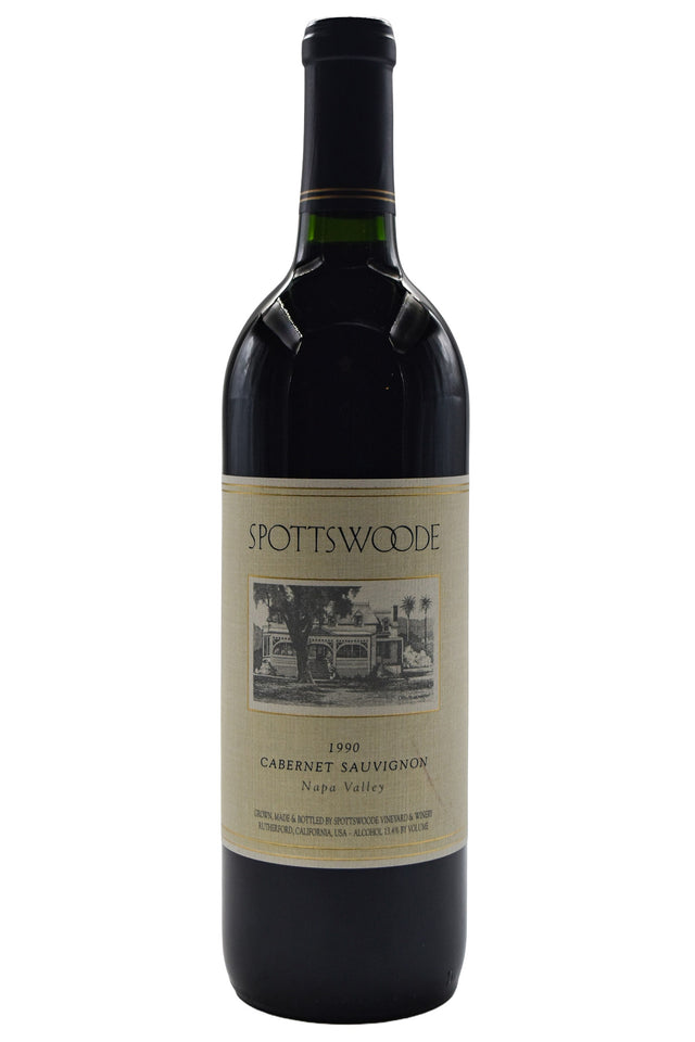 Bottle of Spottswoode Napa Valley Cabernet Sauvignon 1990-Red Wine-Flatiron SF