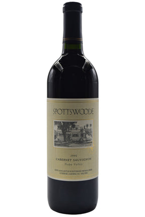 Bottle of Spottswoode Napa Valley Cabernet Sauvignon 1991-Red Wine-Flatiron SF