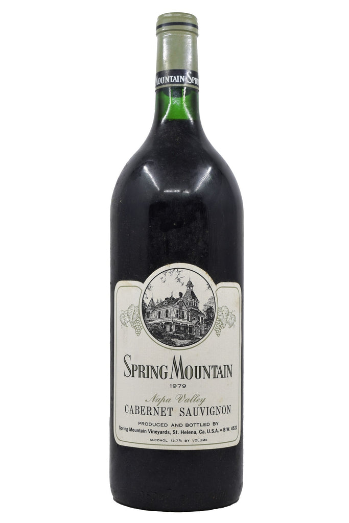 Bottle of Spring Mountain Napa Valley Cabernet Sauvignon 1979-Red Wine-Flatiron SF