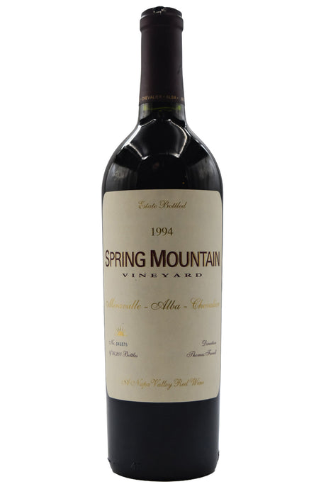 Bottle of Spring Mountain Proprietary Red Miravalle Alba Chevalier 1994-Red Wine-Flatiron SF