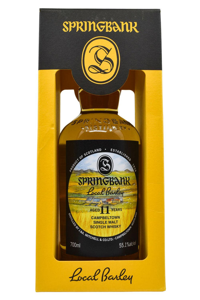 Bottle of Springbank 11 Year Local Barley Campbeltown Scotch 55.1% 2023 Edition-Spirits-Flatiron SF