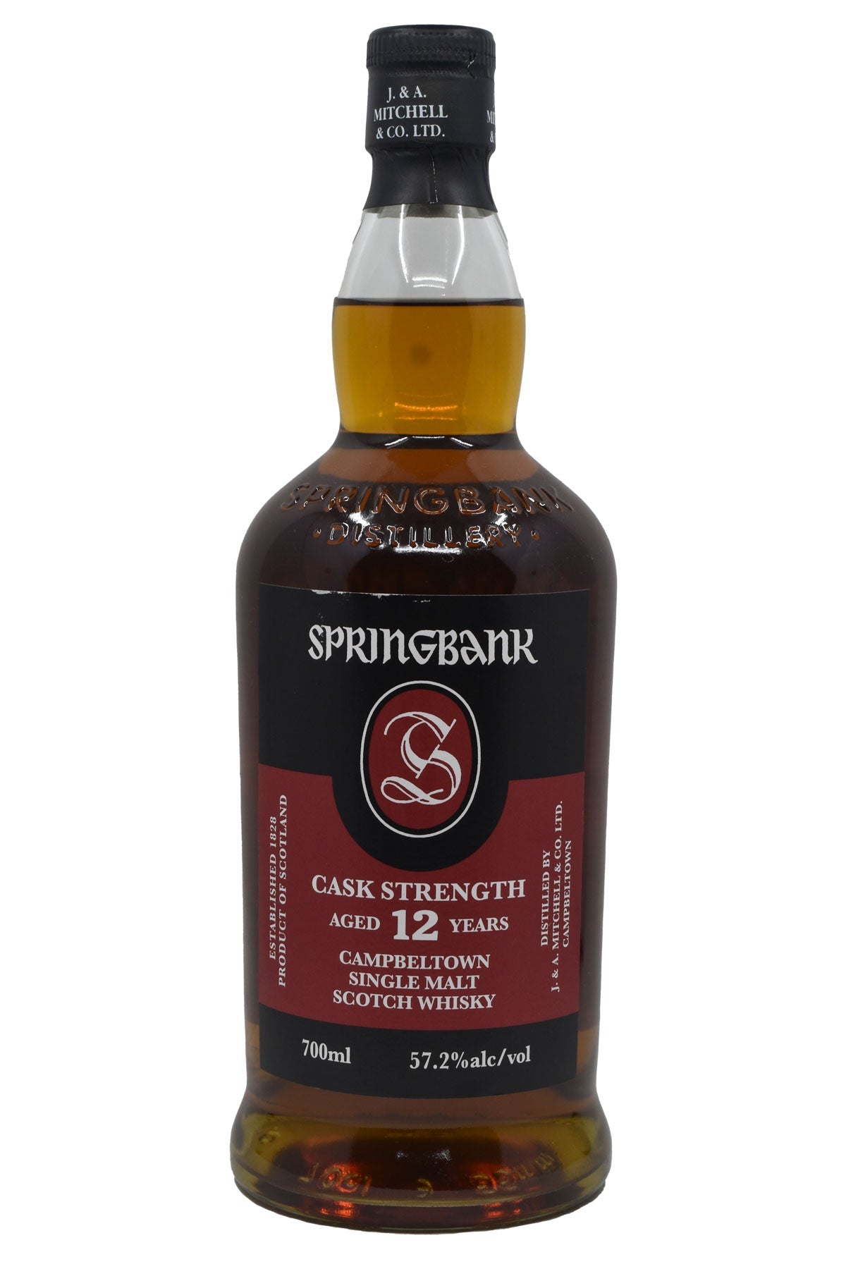 Bottle of Springbank 12 Year Cask Strength Single Malt Scotch Whisky-Spirits-Flatiron SF