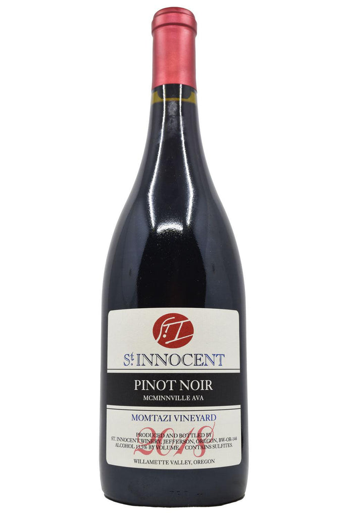 Bottle of St. Innocent McMinnville Pinot Noir Momtazi Vineyard 2018-Red Wine-Flatiron SF