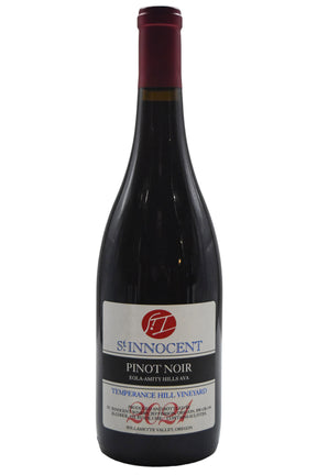 Bottle of St. Innocent Willamette Valley Eola Amity Hills Pinot Noir Temperance Hill Vineyard 2021-Red Wine-Flatiron SF