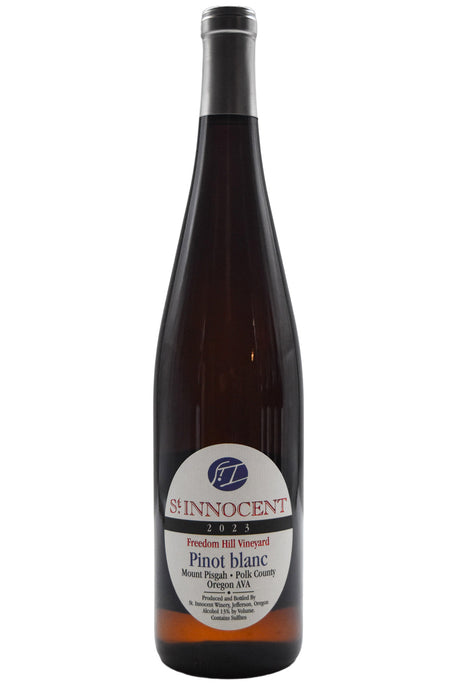 Bottle of St. Innocent Willamette Valley Pinot Blanc Freedom Hill Vineyard 2023-White Wine-Flatiron SF