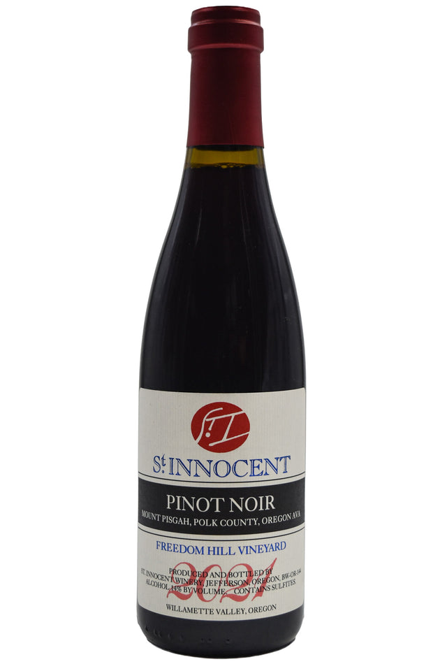 Bottle of St. Innocent Willamette Valley Pinot Noir Freedom Hill Vineyard 2021 (375ml)-Red Wine-Flatiron SF