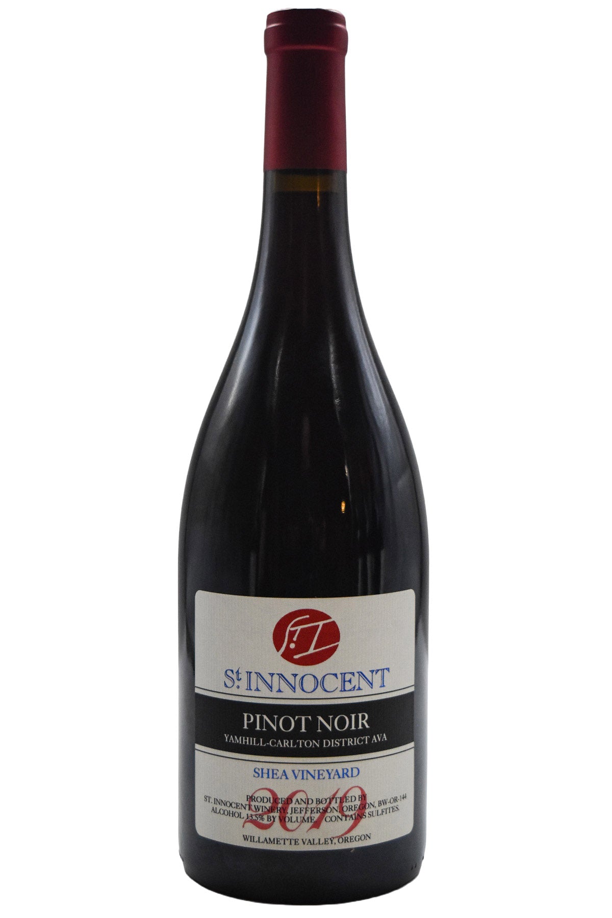 Bottle of St. Innocent Yamhill-Carlton Pinot Noir Shea Vineyards 2019-Red Wine-Flatiron SF