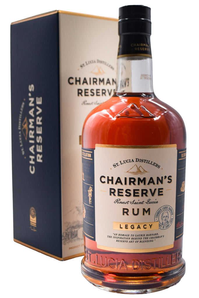 Bottle of St. Lucia Distillers Chairman's Reserve Legacy Rum-Spirits-Flatiron SF