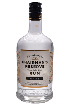 Bottle of St. Lucia Distillers Chairman's Reserve White Rum-Spirits-Flatiron SF