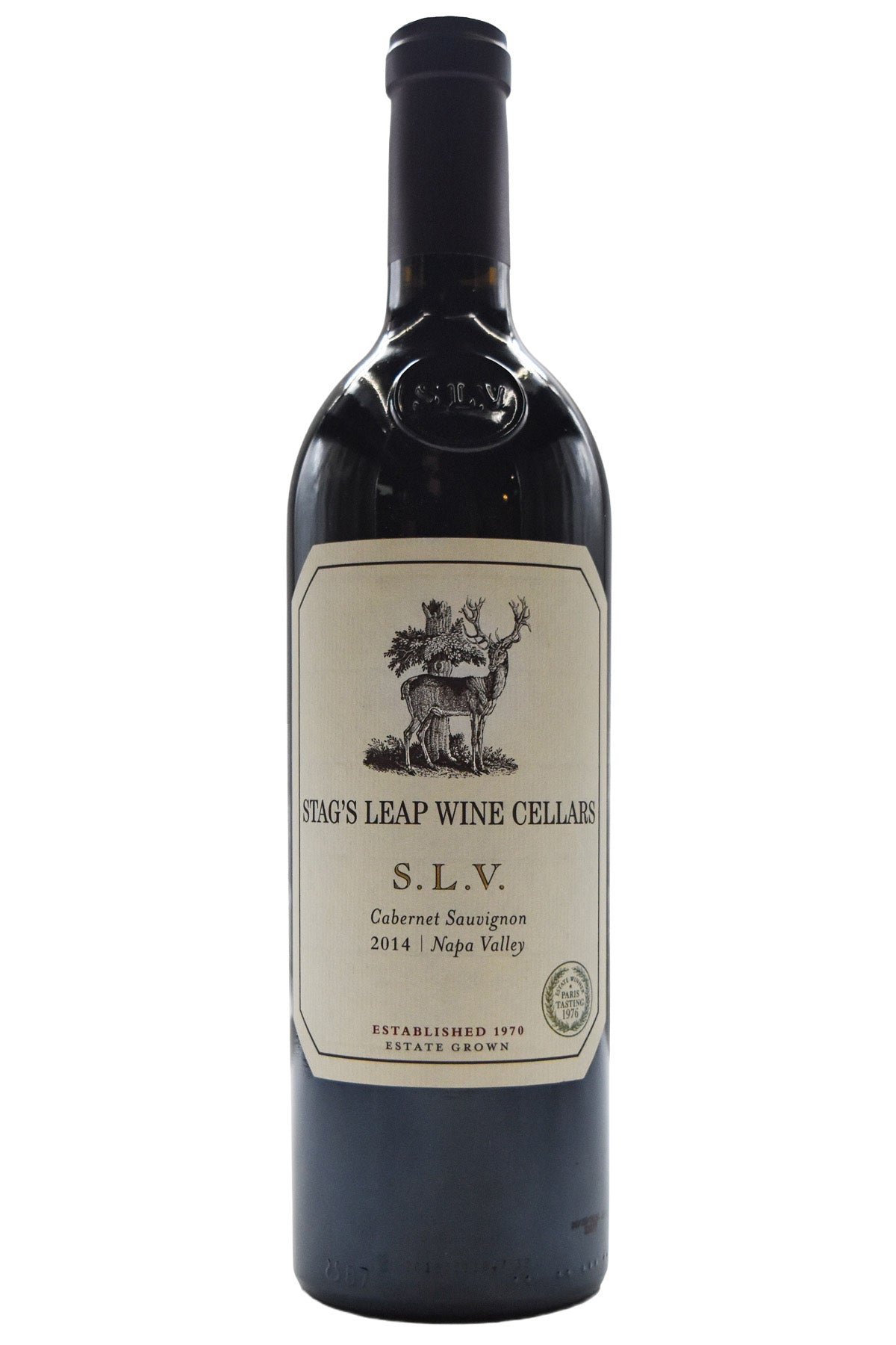 Bottle of Stag's Leap Wine Cellars Cabernet Sauvignon S.L.V. 2014-Red Wine-Flatiron SF