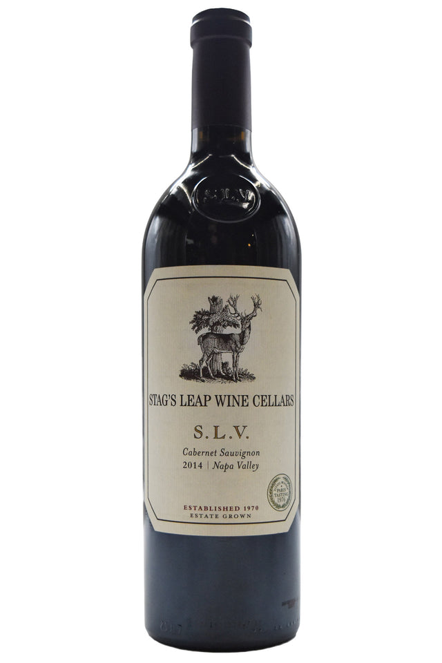 Bottle of Stag's Leap Wine Cellars Cabernet Sauvignon S.L.V. 2014-Red Wine-Flatiron SF